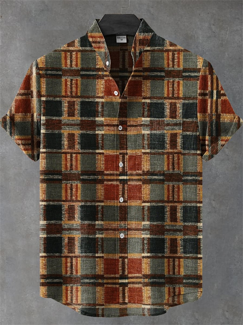 Men's Short Sleeve Shirt Vinta - огляд і ціна Men'S Ethnic Fashion Trends