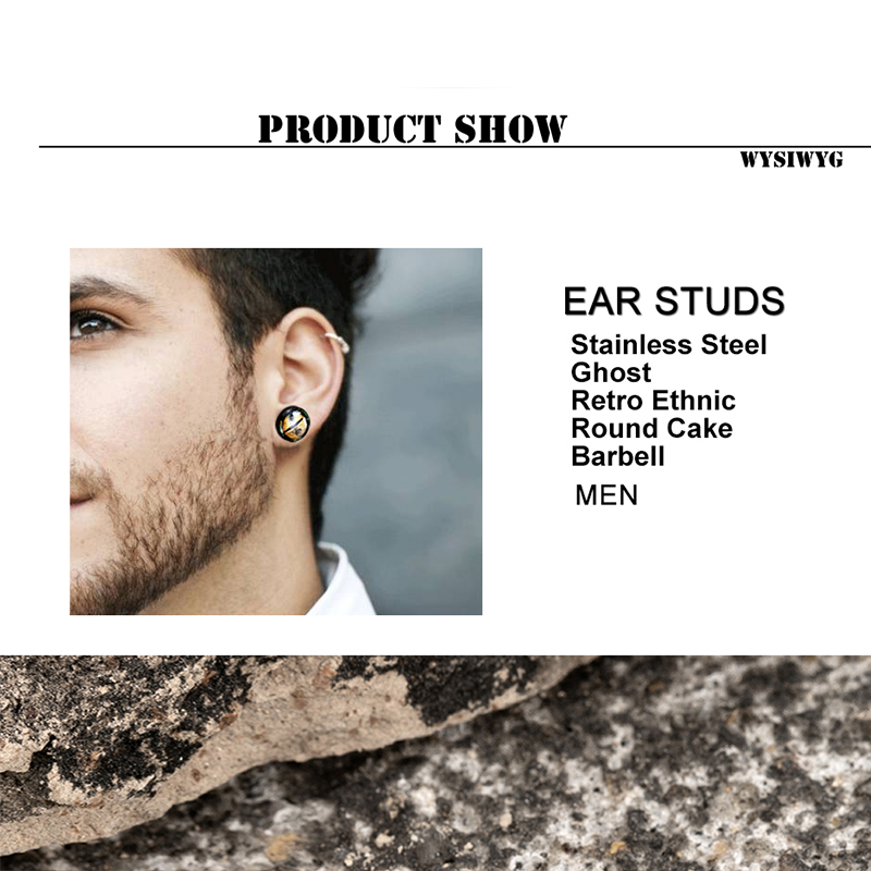 Earrings Retro Ethnic Round Ca - огляд і ціна Men'S Ethnic Fashion Trends