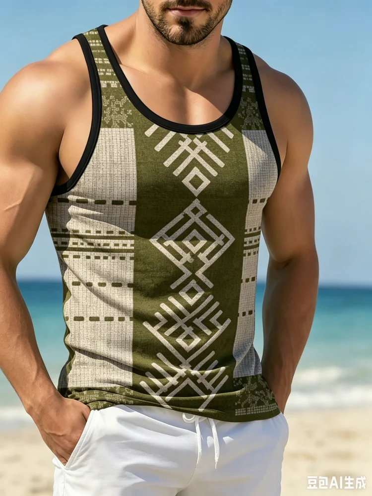Vintage Ethnic Geometric Triba - огляд і ціна Men'S Ethnic Fashion Trends