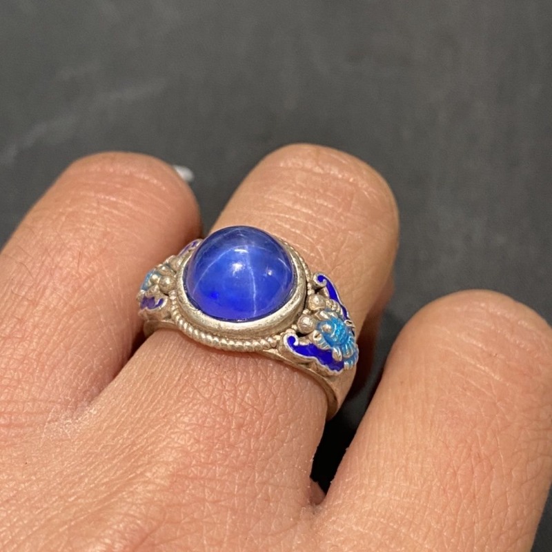 Ethnic Cloisonne Open Ring, Ex - огляд і ціна Fashion Ethnic Wear For Men