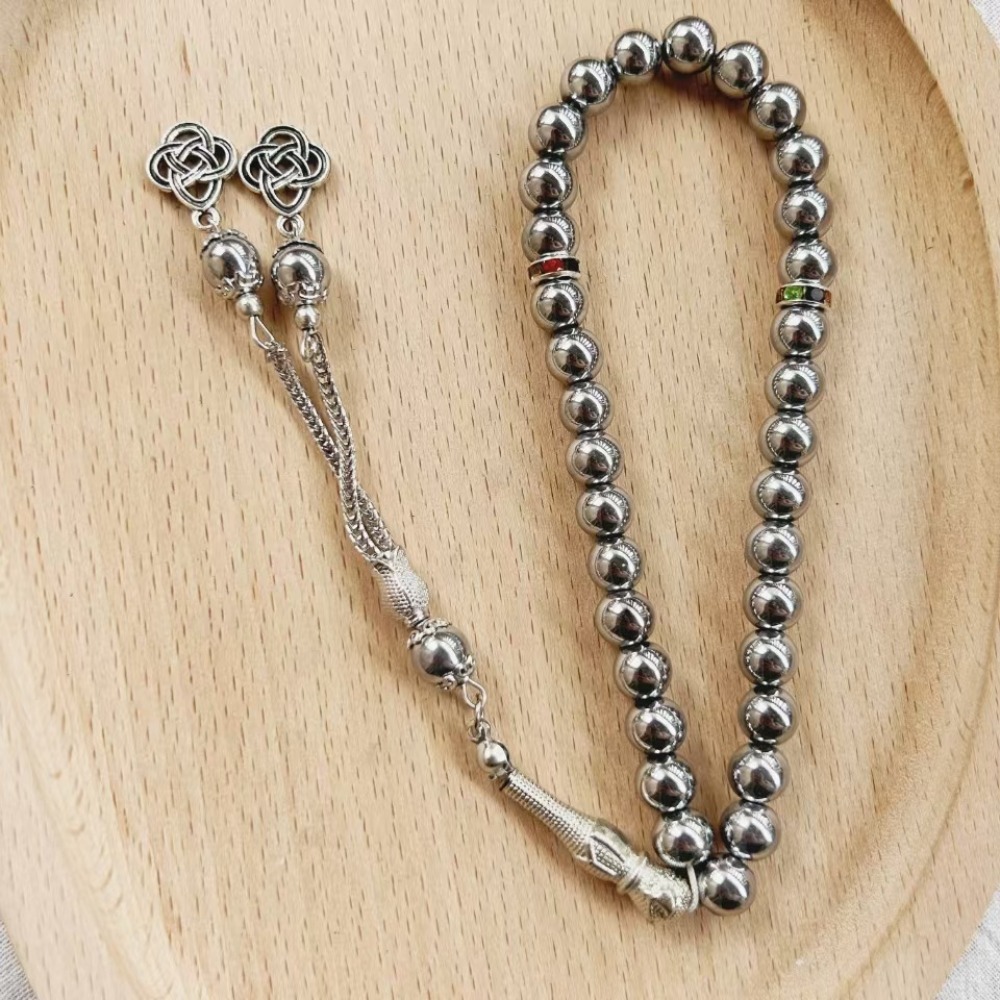 Muslim Obsidian Rosary Bead Br - огляд і ціна Fashion Ethnic Wear For Men