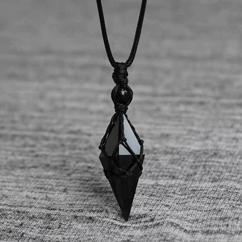 Black Obsidian Arrowhead Cryst - огляд і ціна Fashion Ethnic Wear For Men