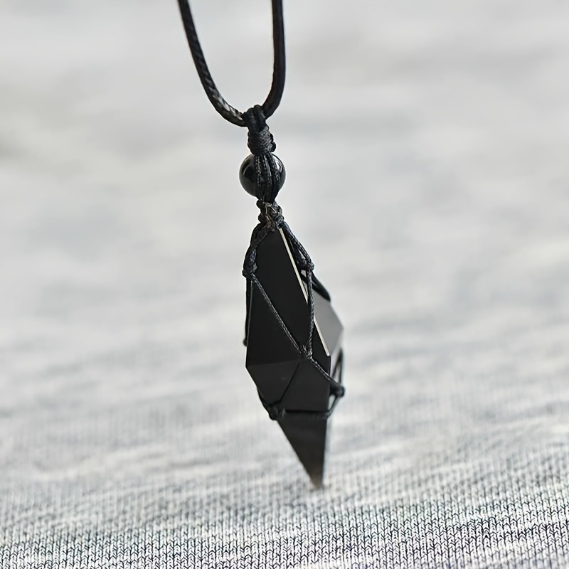 Black Obsidian Arrowhead Cryst - огляд і ціна Fashion Ethnic Wear For Men
