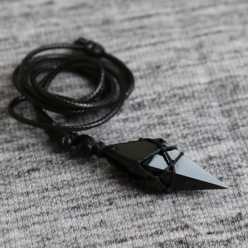 Black Obsidian Arrowhead Cryst - огляд і ціна Fashion Ethnic Wear For Men