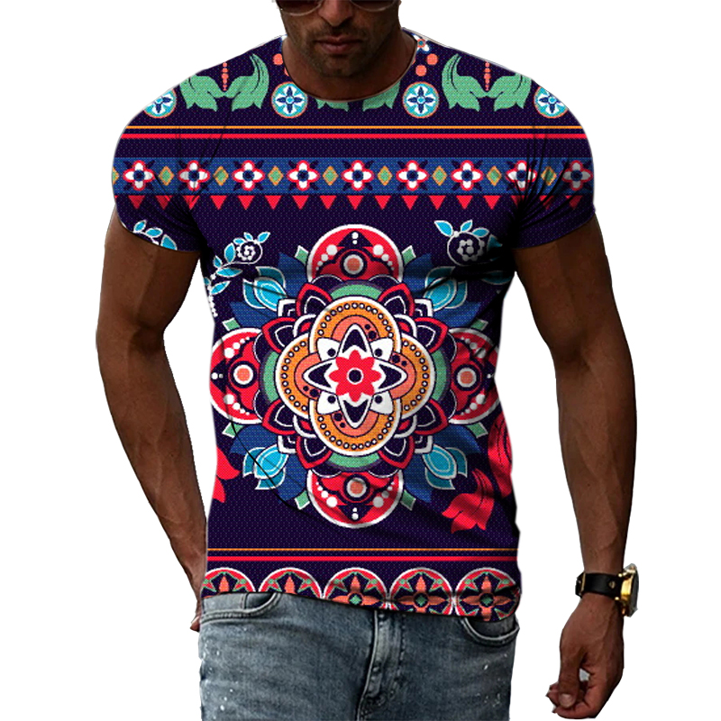 New 3D Fashion Ethnic Colorful - огляд і ціна Men'S Ethnic Fashion Trends
